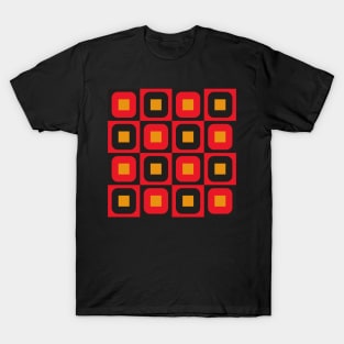 mid century retro geometrical pattern T-Shirt